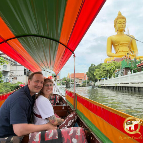 Bangkok 3 Temples and Grand Palace with Private Canal Tour by long tail boat
