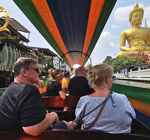 Bangkok 3 Temples and Grand Palace with Private Canal Tour by long tail boat